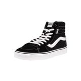 Vans Filmore Hi Suede/Canvas Spor Ayakkabısı, 44.5 EU, VN0A5HZLIJU1, Süet deri tuval siyah beyaz, Erkek