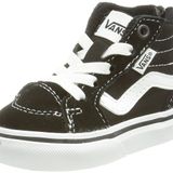 Vans Filmore Hi Zip Suede/Kanvas Çocuk Spor Ayakkabısı, Süet Kanvas Siyah Beyaz, 22.5 EU