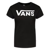 Vans Flying V Crew Tee kadın tişörtü, Siyah, XS