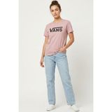 Vans Flying V Kadın Tişört - XS - Pembe
