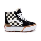 Vans Kadın Bot VN0A4BTWVLV1 VANS UA SK8-Hi Stacked (Checkerboard) multi/true white