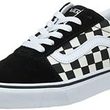 Vans Kadın Klasik Slip On Platform Spor Ayakkabı, Dama Tahtası Siyah Beyaz, 5