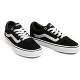 Vans Kadın Ward Sneaker, Metalik Sidestripe Siyah, 34.5 EU
