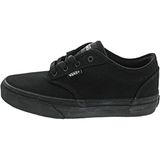 Vans Klasik, üniseks, çocuk spor ayakkabısı, kaykay, Siyah kanvas, 34 EU