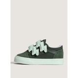 Vans Koyu Yeşil Bebek Yürüyüş Ayakkabısı VN000D1BEMU1-OLD Skool V Bolt Strap Konforlu Tasarım