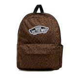 Vans Leopar desenli sırt çantası, Off The Wall Design, kahverengi