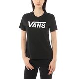Vans O Yaka Baskılı T-Shirt, M, VN0002QQTD31, SIYAH, Kadın