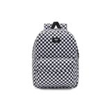 Vans Old Skool Check Sırt Çantası, Damalı Desen, Siyah, Unisex