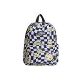 Vans Old Skool Grom Sırt Çantası Siyah Beyaz Sarı, Standart, VN000H56YB21, Desenli, üniseks-çocuk
