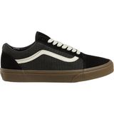Vans Old Skool Kadın Siyah Spor Ayakkabı Düz Taban Tekstil Malzeme ile Günlük Kullanıma Uygun