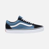 Vans Old Skool Kadın Spor Ayakkabı Mavi Tekstil Malzeme Düz Taban Rahat Kullanım İçin