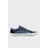 Vans Old Skool Logolu Süet Detaylı Sneaker Ayakkabı Unisex Ayakkabı VN000D7ZNGV1 - Mavi - Siyah