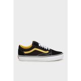Vans Old Skool Logolu Süet Sneaker Unisex Ayakkabı VN000CR5YLW1 SİYAH-SARI