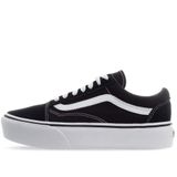 Vans Old Skool Platform Erkek Sneaker, Siyah / beyaz, 25.0 cm