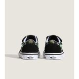Vans Old Skool V Siyah - Yeşil Renkli Spor Ayakkabı Nefes Alabilir Yapı ile Günlük Kullanıma Uygun