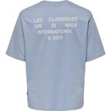 Vans Onsles Classıques Rlx Prınt Ss Tee Erkek Mavi T-Shirt - 22030601