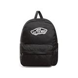 Vans Realm Siyah Blk Sırt Çantası Düz Desenli Tekstil ile Şık Görünüm Sunuyor