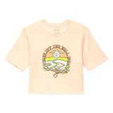 Vans Resort Mix Cropped Tropical Peach Kadın Pembe T-Shirt