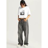 Vans Rhythm Relaxed Crop T-Shirt, XS, 5003292100, Beyaz, Kadın
