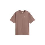 VANS Salton Loose Erkek T-Shirt, Kısa Kollu, Yuvarlak Yaka, Kahverengi, S