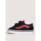 Vans Siyah - Kırmızı Bebek Yürüyüş Ayakkabısı Old Skool V, 22,5, 5003309832, Siyah - Kırmızı, Üniseks bebek