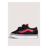 Vans Siyah - Kırmızı Bebek Yürüyüş Ayakkabısı VN000CTGY091-Old Skool V