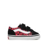 Vans Siyah - Pembe Bebek Yürüyüş Ayakkabısı Old Skool V, 24, 086539, Pink, Unisex - bebek