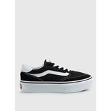 Vans Siyah ve Beyaz Kadın Deri Lifestyle Ayakkabı VN000DC4BA21 Brooklyn LS Platform