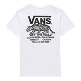 Vans Sneaky SS Erkek Tişört VN000M3YWHT1 Beyaz M