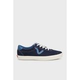 Vans Sport Low Logolu Süet ve Deri Detaylı Sneaker Ayakkabı Ayakkabı VN000D6NJDU1 - Lacivert