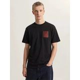 Vans Stretch Stack Crackle Ss Tee Erkek Siyah T-Shirt - VN000SWE