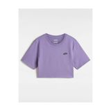 Vans Style 76 II Crew Crop Tişört, XS, 26-VN000P5V-1, Mor, Kadın