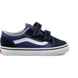 Vans Td Old Skool V Lacivert Bebek Ayakkabı 25,5 Numaralı Erkek Çocuk İçin Konforlu Tasarım - Mavi