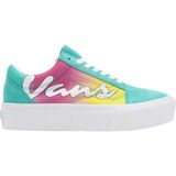 Vans Ua Old Skool Platform Spring Fade Turkuaz Sneaker - Çok Renkli