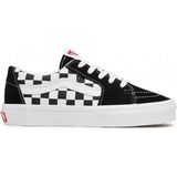 Vans Ua Sk8-Low Kadın Günlük Ayakkabı Suni Deri Düz Taban Konforlu Tasarım - Siyah