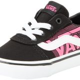 Vans Unisex Ward çocuk spor ayakkabısı, Glow Vans Neon Pink Black, 22.5 EU