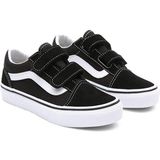 Vans UY Old Skool V Siyah Sneaker Erkek Çocuk Düz Taban Tekstil Malzeme ile Günlük Kullanıma Uygun