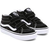 Vans UY Sk8-Mid Reissue V Çocuk Siyah Spor Ayakkabı Erkek Düz Taban Tekstil Malzeme