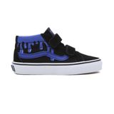 VANS, Vans Çocuk Siyah Mavi Spor Ayakkabı VN00018TY611
