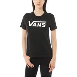 Vans VANS WM Flying V Crew Tee KADIN Siyah Tişört Nefes Alabilir Kumaş ile Şık Tasarım