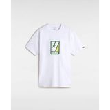 Vans Vee Star Ss Erkek Tişört VN000M5YWHT1 - 2XL - Beyaz