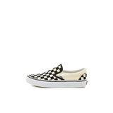 Vans VN000EYEBWW Checkerboard Classic Slip-On Beyaz - Siyah Kadın Günlük Ayakkabı