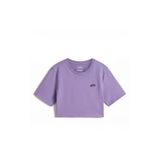 Vans VN000P5V6PH1-W STYLE 76 II CREW CRO Mor Yuvarlak Yaka Normal Düz Kadın T-Shirt