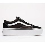 Vans VN0A7Q5M6BT1 Old Skool Stackform Siyah Kadın Lifestyle Ayakkabı - Siyah - Beyaz