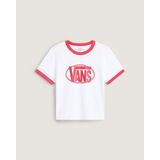 Vans W Center Chest Rınger Tee Kadın Tişört VN000TXSWHT1 - Beyaz