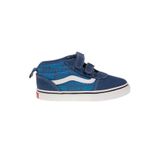 Vans Ward Mid V üniseks çocuk spor ayakkabısı, Tonal Logo Bijou Blue 2, 23 EU