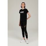 Vans Wm Drop V Ss Crew-B Siyah Kadın Kısa Kol T-Shirt XS