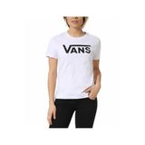 Vans Wm Flying V Crew Tee T-Shirt, M, VN0A3UP4WHT1, Beyaz, Kadın
