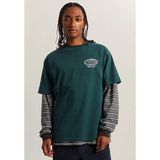 Vans World Tour Loose Ss Tee Erkek Koyu Yeşil T-Shirt - VN000VY8 - XL