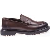 Vantaggio Shoes Vantaggio Romeo Erkek Klasik Ayakkabı Kahverengi Kısa Topuklu Konforlu Tasarım